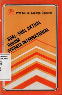 Image of Soal-soal Aktual Hukum Perdata Internasional