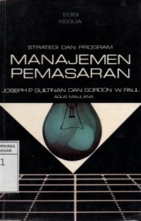 Image of Manajemen Pemasaran : Strategi dan Programan