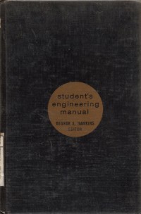 Image of Student's Engineering Manual