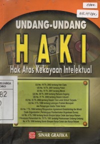 Image of Undang-Undang HAKI - Hak Atas Kekayaan Intelektual