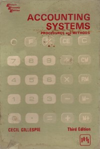 Image of Accounting Systems: Procedures And Methods