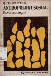 Image of Beberapa Pokok Antropologi Sosial
