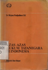 Image of Azas-Azas Hukum Tata Negara Di Indonesia