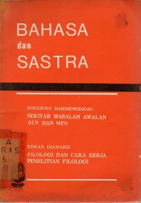 Image of Bahasa dan Sastra