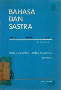 Image of Bahasa dan Sastra