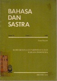 Image of Bahasa dan Sastra