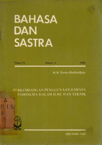 Image of Bahasa dan Sastra