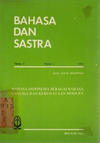 Image of Bahasa dan Sastra