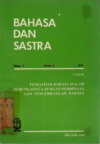 Image of Bahasa dan Sastra