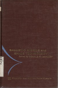 Image of Ballistic Missile and Space Technology : Volume II (Propulsion and Auxiliary Power Systems)