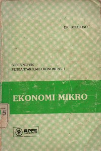 Image of Ekonomi Mikro cet. 4 ed. 2