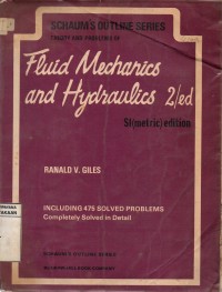 Image of Schaum's Outline of Theory And Problems of Fluid Mechanics and Hydraulics