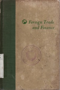 Image of Foreign Trade and Finance
