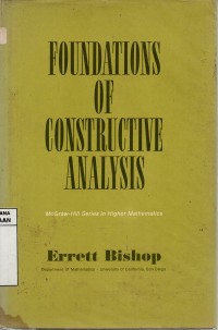 Image of Foundations of Constructive Analysis