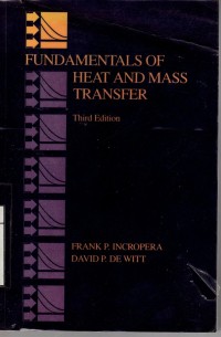 Image of FUNDAMENTALS OF HEAT AND MASS TRANSFER