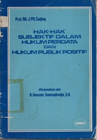 Image of Hak-Hak Subjektif Dalam Hukum perdata Dan Hukum Publik Positif