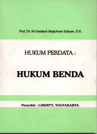 Image of Hukum Perdata : HUKUM BENDA