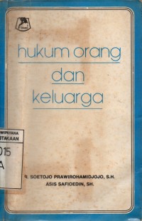 Image of Hukum Orang Dan Keluarga