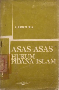 Image of Asas-Asas Hukum Pidana Islam