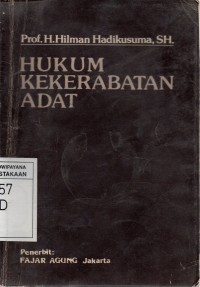 Image of Hukum Kekerabatan Adat