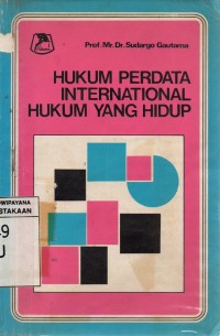 Image of Hukum Perdata Internasional Hukum yang Hidup