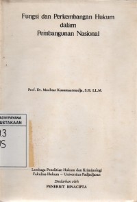 Image of Fungsi dan Perkembangan dalam Pembangunan Nasional