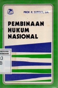 Image of Pembinaan Hukum Nasional