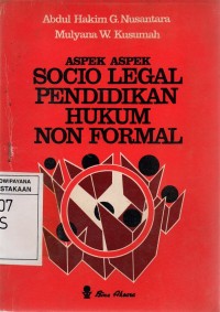 Image of Aspek-aspek Socio Legal Pendidikan Hukum Non Formal