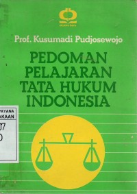 Image of Pedoman Pelajaran Tata Hukum Indonesia