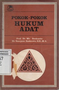 Image of Pokok-pokok Hukum Adat