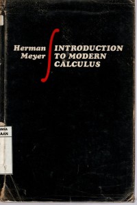 Image of INTRODUCTION TO MODERN CALCULUS