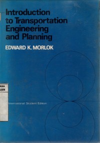 Image of Introduction to Transportation Engineering and Planning