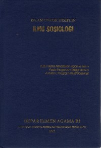 Image of Islam untuk Disiplin Ilmu Sosiologi