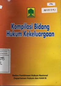 Image of Kompilasi Bidang Hukum Kekeluargaan