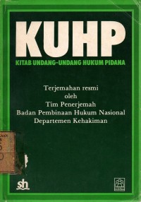 Image of Kitab Undang-Undang Hukum Pidana