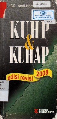 Image of KUHP dan KUHAP