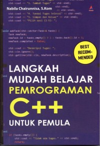 Image of Langkah Mudah Belajar Pemrograman C++ Untuk Pemula