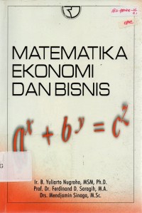 Image of Matematika Ekonomi dan Bisnis cet. 2