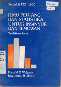 Image of Ilmu Peluang dan Statistika untuk Insinyur dan Ilmuwan