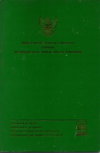 Image of Peraturan Perundang-Undangan Tentang Pemberantasan Tindak Pidana Terorisme