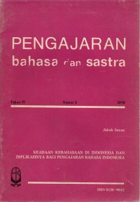 Image of Pengajaran Bahasa dan Sastra