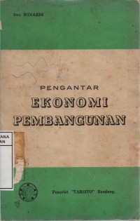 Image of Pengantar Ekonomi Pembangunan