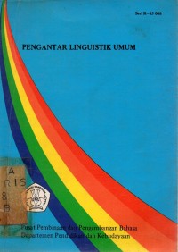 Image of Pengantar Linguistik Umum