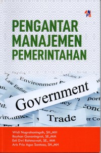 Image of Pengantar Manajemen Pemerintahan