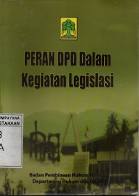 Image of Peran DPD Dalam Kegiatan Legislasi