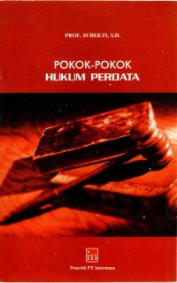 Image of POKOK-POKOK HUKUM PERDATA; Cet. ke-32