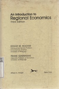 Image of An Introduction to Regional Economics