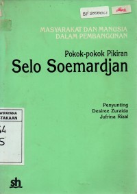 Image of Masyarakat Dan Manusia Dalam Pembangunan: Pokok-pokok Pikiran Selo Soemardjan
