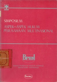 Image of Simposium Aspek-Aspek Hukum Perusahaan Multinasional