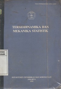 Image of Termodinamika Dan Mekanika Statistik